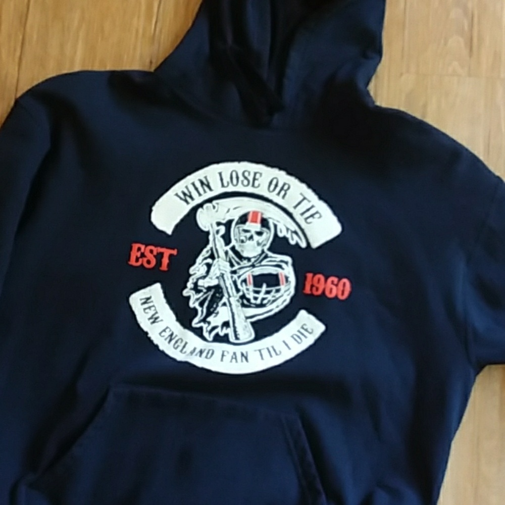 New England Patriots navy hoodie